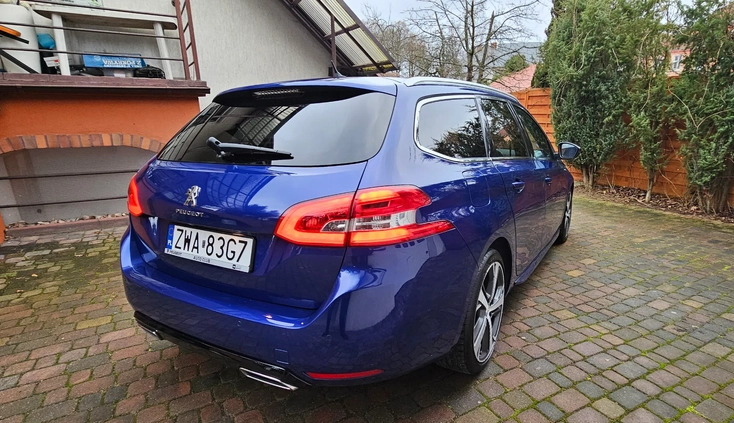 Peugeot 308 cena 63700 przebieg: 99000, rok produkcji 2017 z Jedlina-Zdrój małe 301